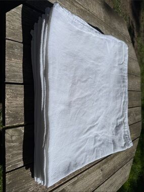 12-pack Flour Sack Towels for Cloth Diapering